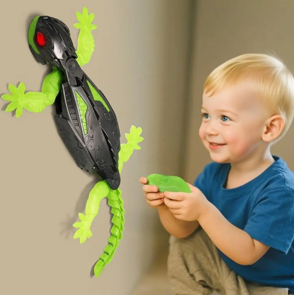 Wall-climbing lizard