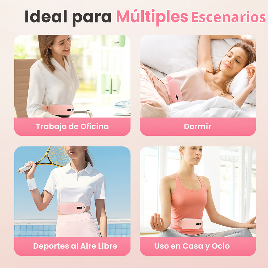 Cinturón térmico para dolor menstrual